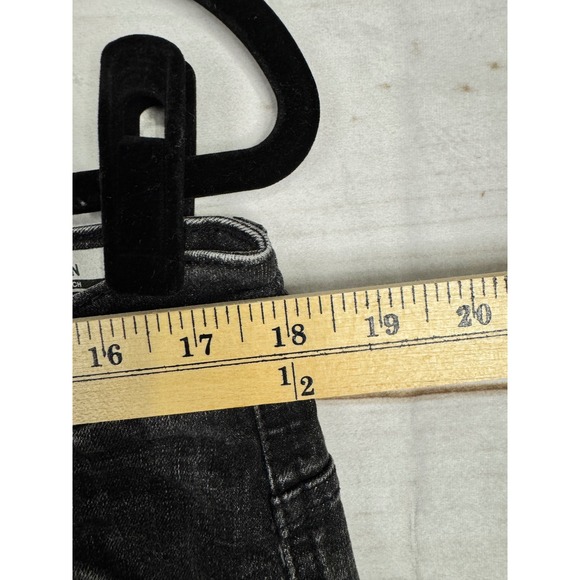 Buffalo David Bitton Jackson Straight Stretch Jeans Black Faded 36x32 Mens - Picture 8 of 11